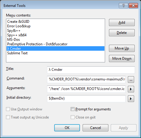 ExternalTools-Cmder